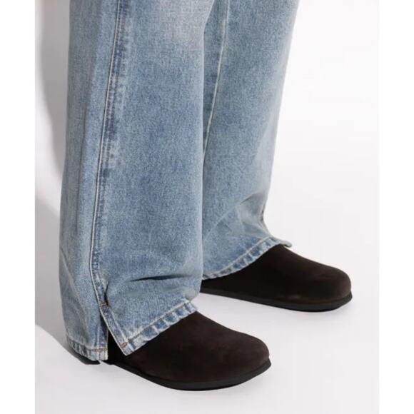 Woman by Common Projects 6166 Shearling Clogs in Black 38 - Picture 5 of 5